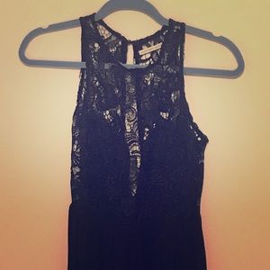 Black lace jumpsuit